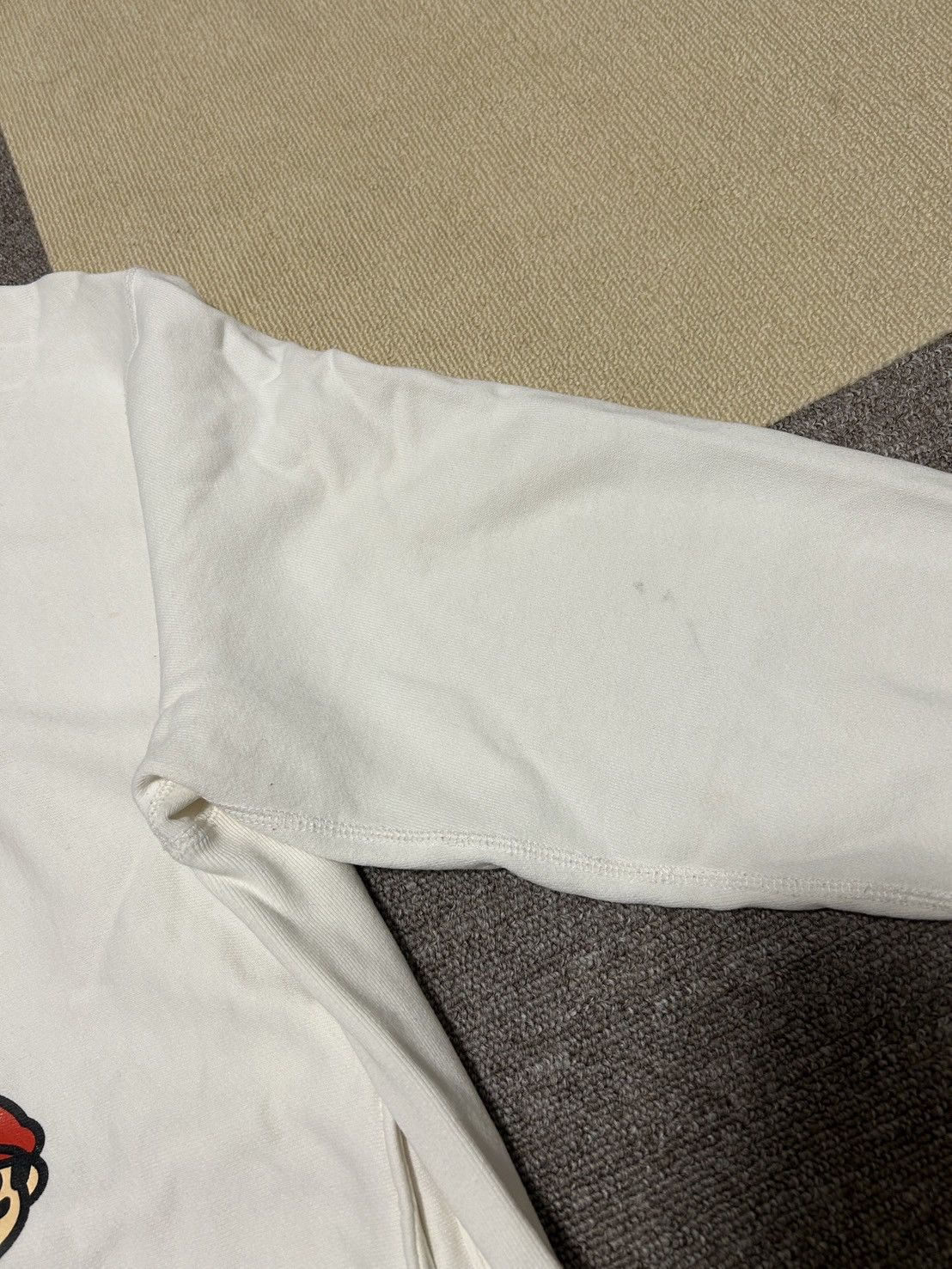 Bape OG Bape White Baby Milo Friends Logo Full Zip Hoodie Size US L / EU 52-54 / 3 - 12 Thumbnail