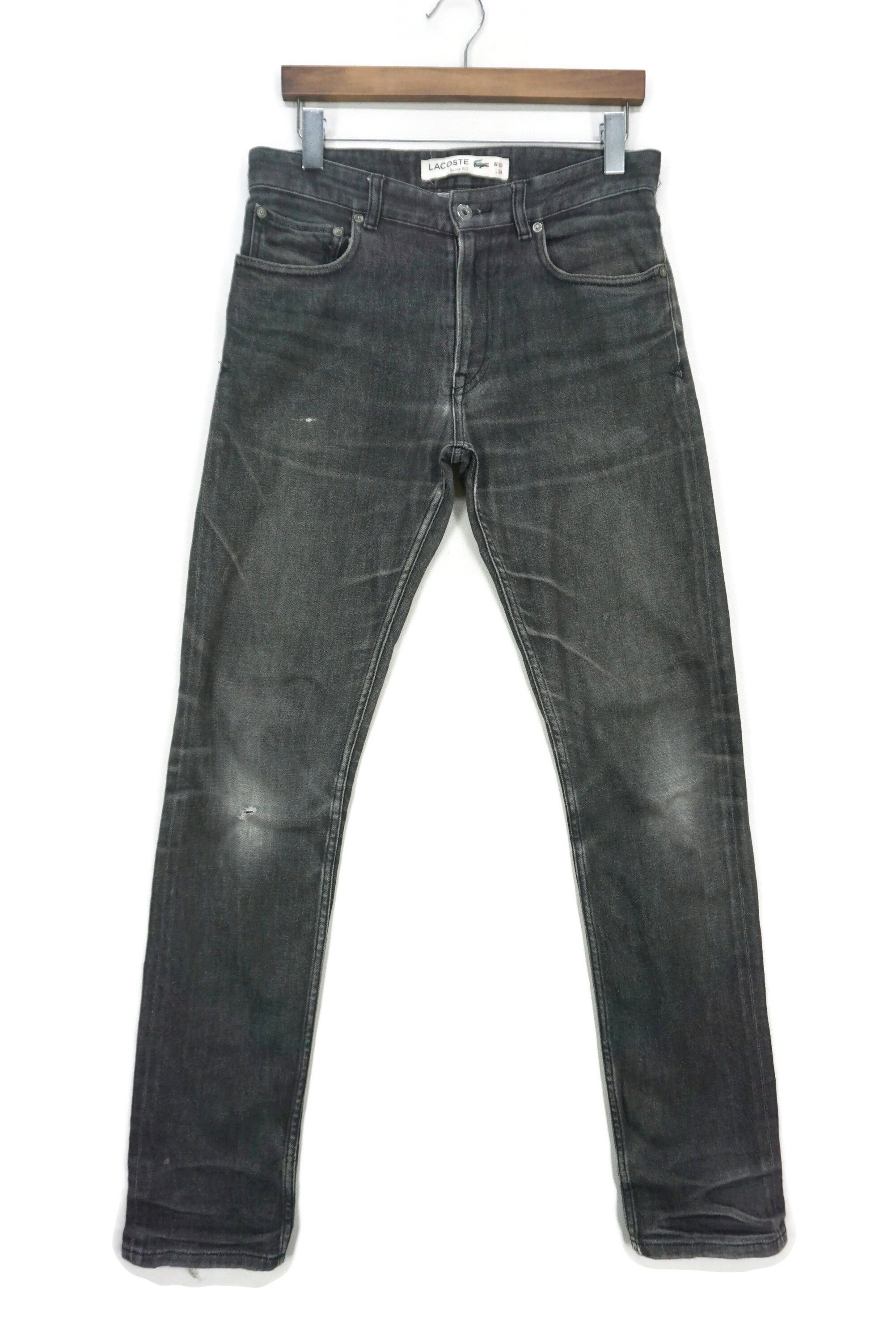 Lacoste Slim Fit Jeans Size 30 fit W31xL33 Lacoste Distressed Denim Size US 30 / EU 46 - 1 Thumbnail