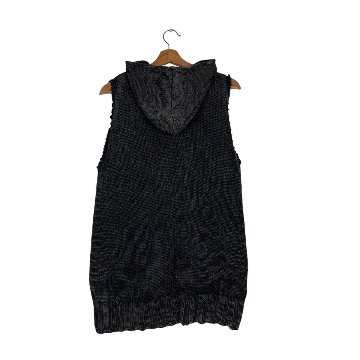 Japanese Brand BACK NUMBER Sleeveless Zipper Hoodies Vest #1227-C55 Size US M / EU 48-50 / 2 - 7 Thumbnail