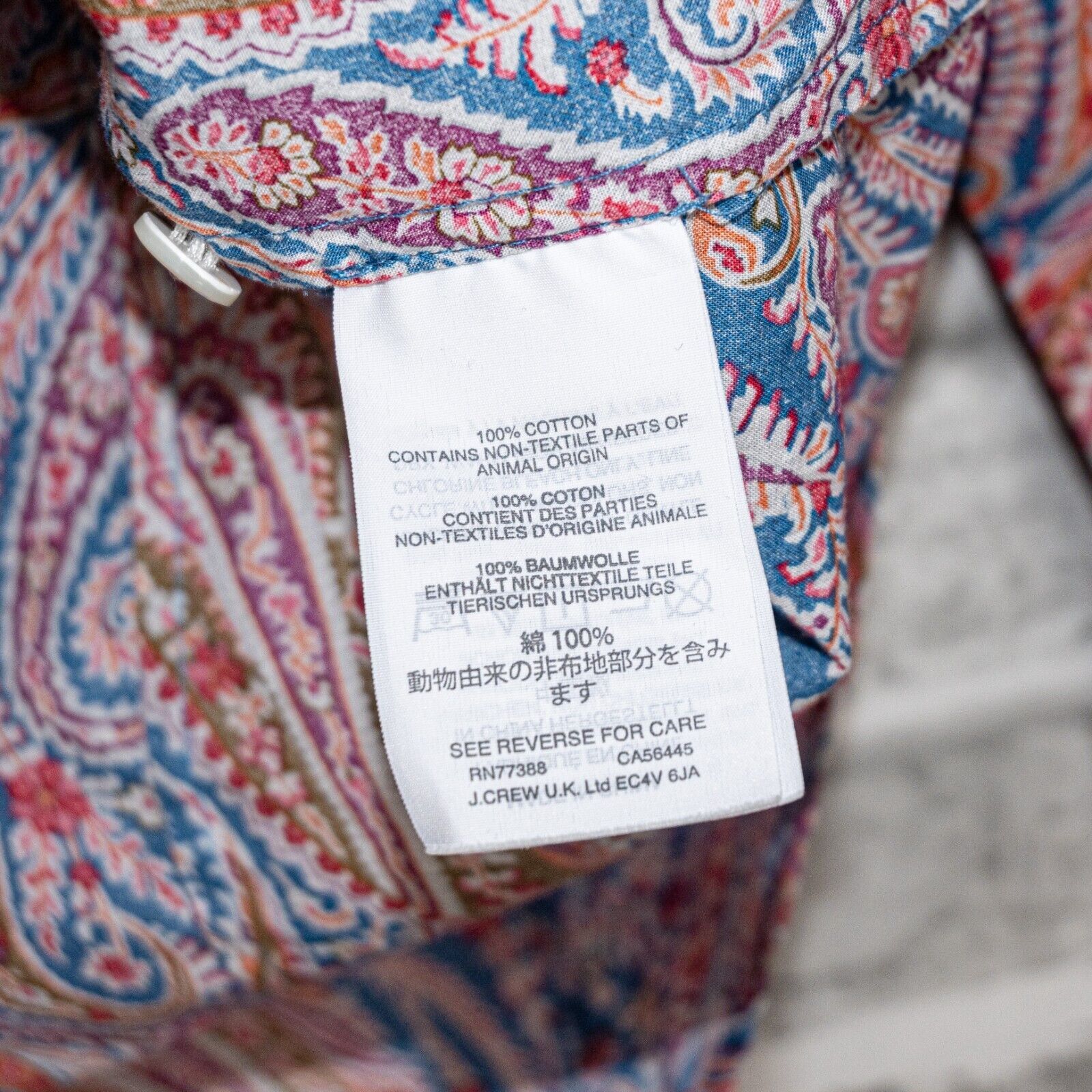 J.Crew J.Crew Liberty Arts London Perfect Shirt in Felix Isabella Size S / US 4 / IT 40 - 6 Thumbnail
