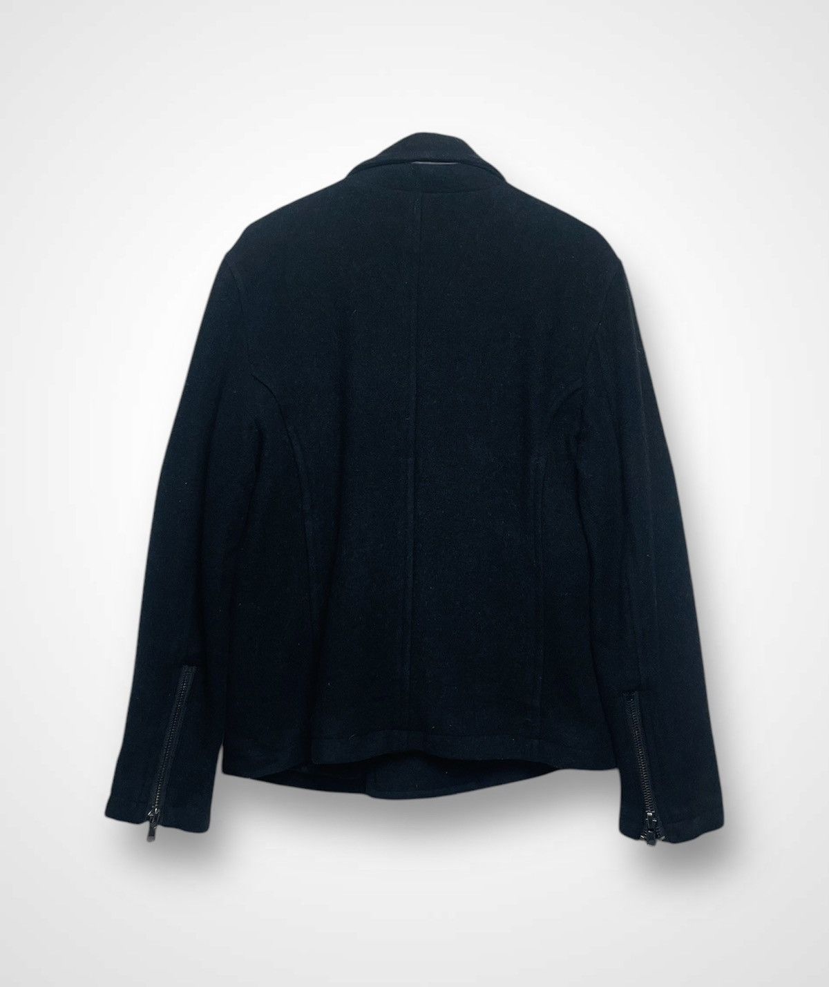 If Six Was Nine × Japanese Brand × Le Grande Bleu (L.G.B.) 291295 Labo Double Collar Wool Jacket (21) Size US M / EU 48-50 / 2 - 2 Thumbnail