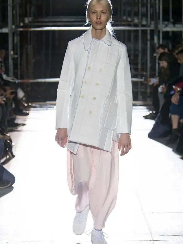 Comme des Garcons Homme Plus Comme Des Garcons Homme Plus 18AW White Shock Coat-2507 Size US S / EU 44-46 / 1 - 6 Thumbnail