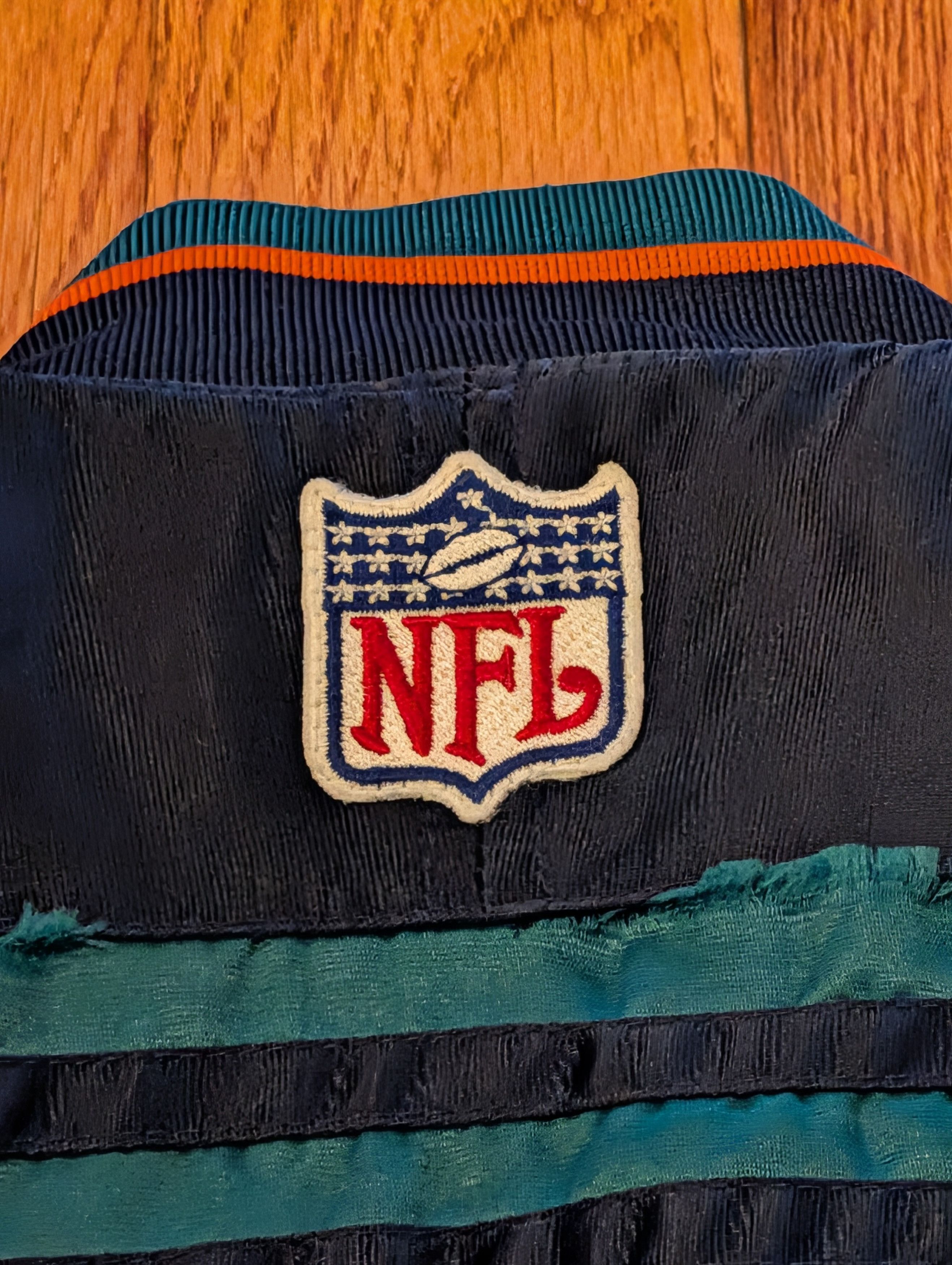 NFL Vintage 90's Starter Pro Line Miami Dolphins Satin Jacket Size US XL / EU 56 / 4 - 3 Thumbnail