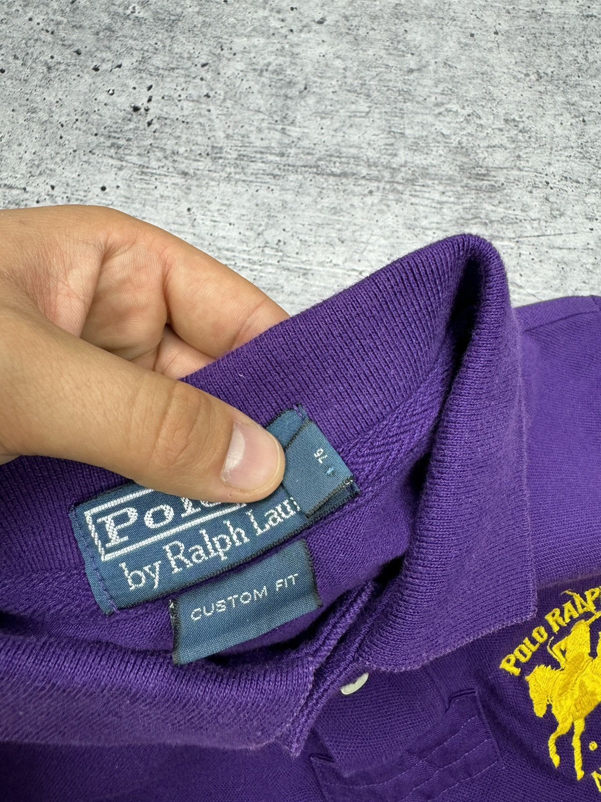 Designer × Polo Ralph Lauren × Vintage Vintage Polo Ralph Lauren Big Logo Y2K Polo Longsleeve Shirt Size US S / EU 44-46 / 1 - 9 Thumbnail