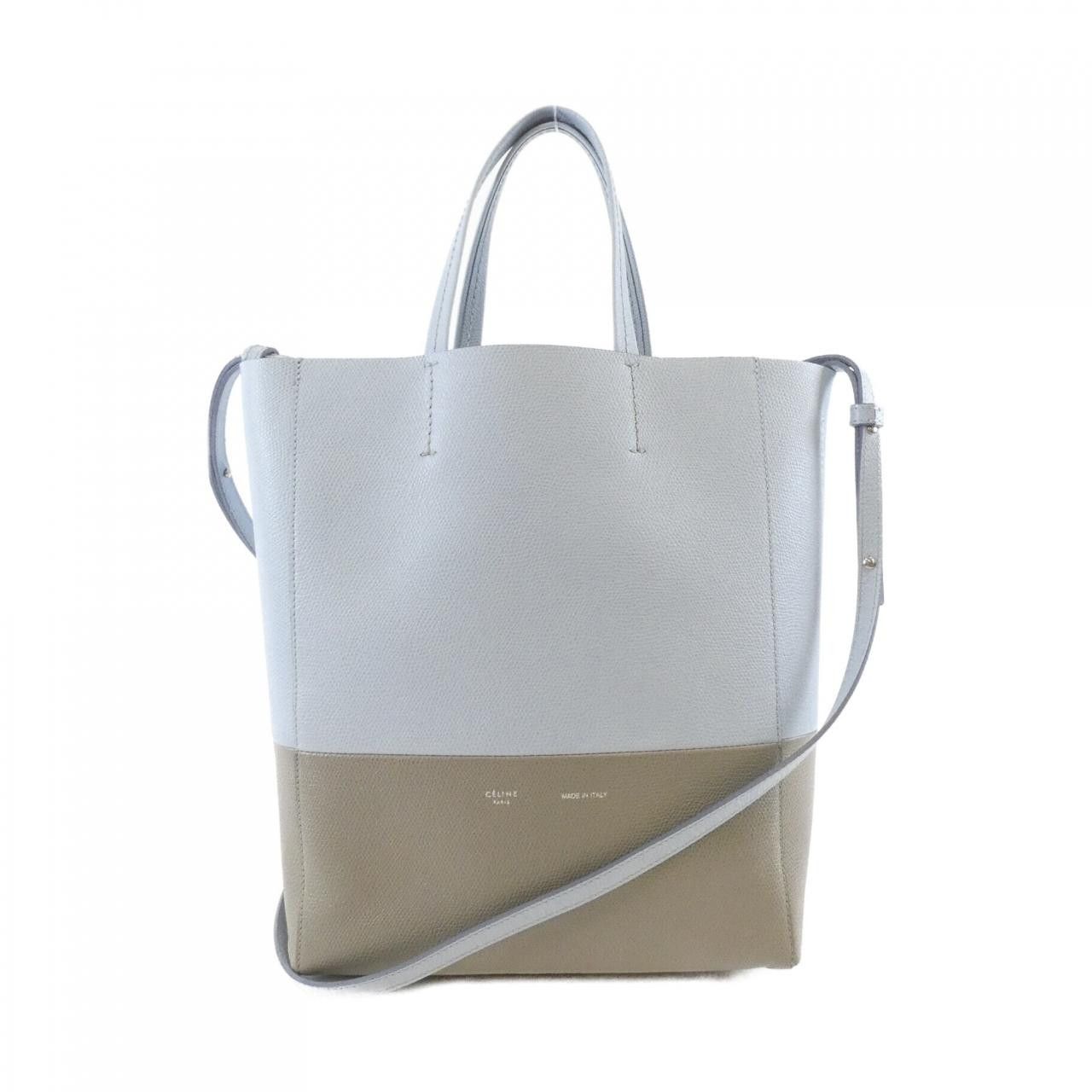 Celine Celine Celine Small Vertical By Cabas Calf Tote Bag Leather Tote Bag 176163XBB DUTY FREE for USA Size ONE SIZE - 1 Thumbnail
