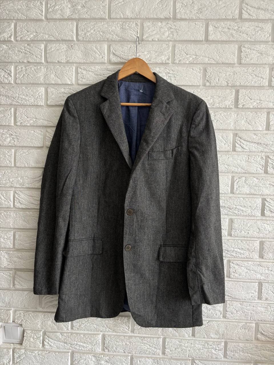 Suitsupply Suitsupply blazer pure wool gray Size 40L - 2 Thumbnail