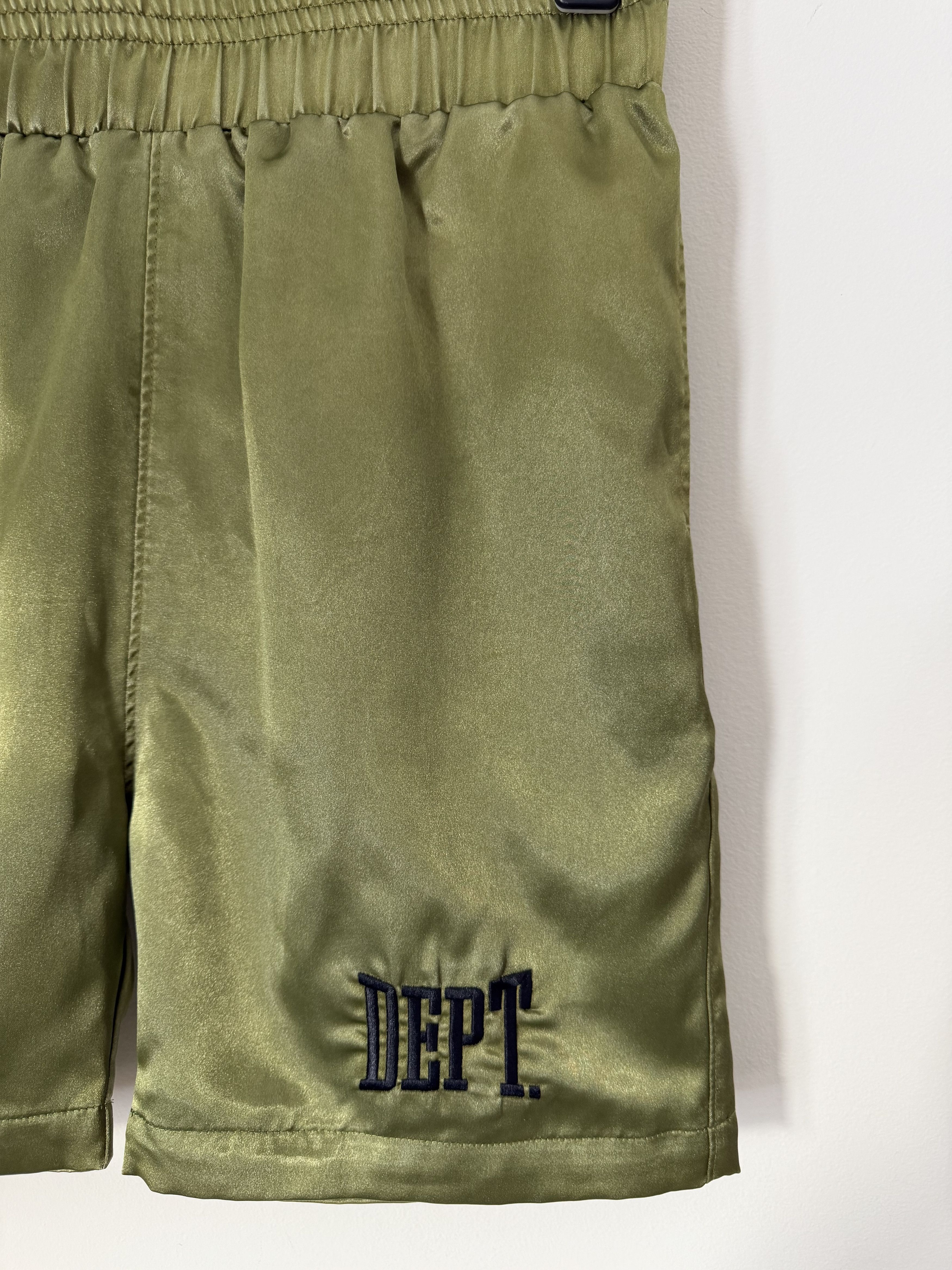 Gallery Dept. Gallery Dept Jacky Boxing Shorts in Green Size US 32 / EU 48 - 2 Thumbnail