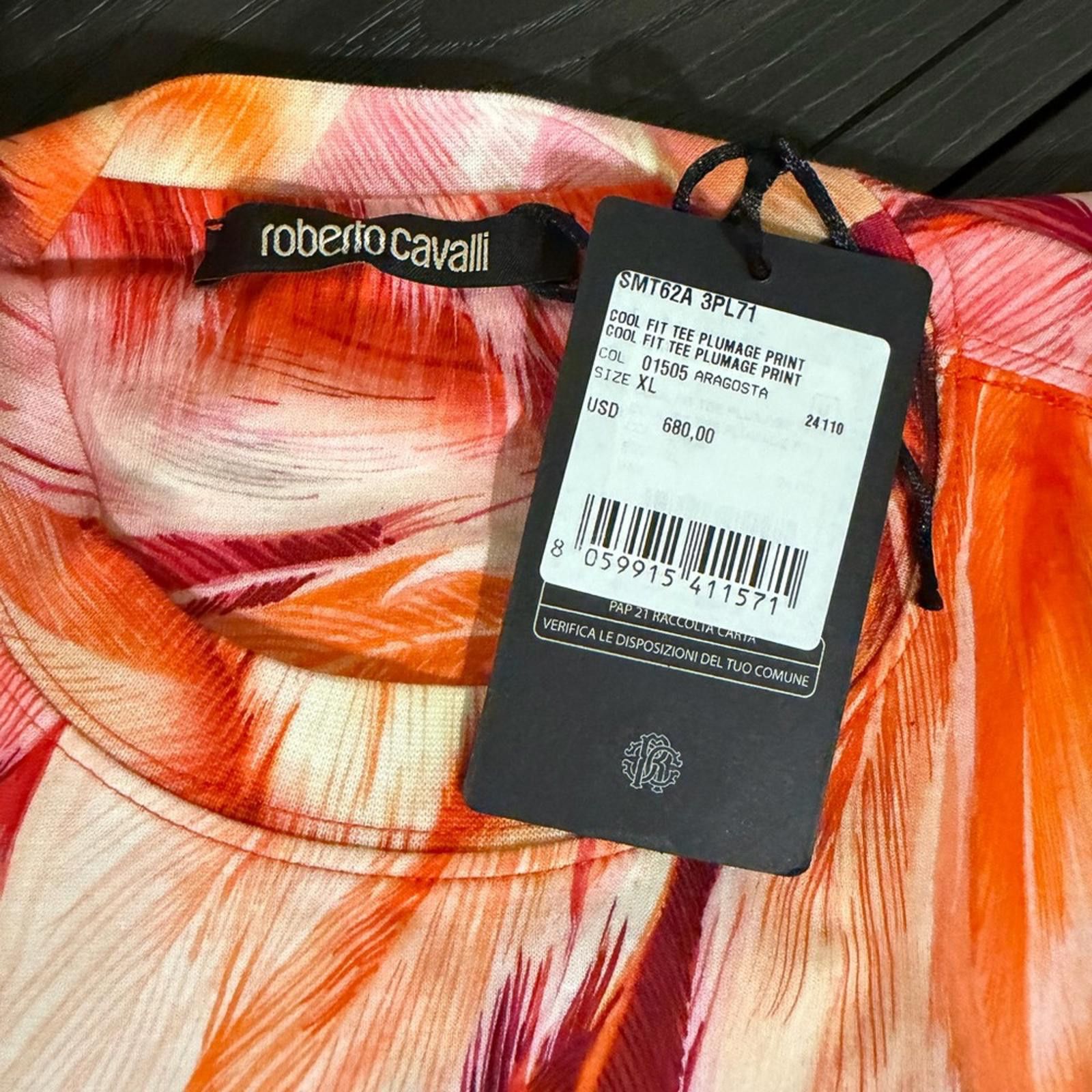 Roberto Cavalli Roberto Cavalli XL Crew Neck T-Shirt - NWT & Hologram Cert Size US XL / EU 56 / 4 - 4 Thumbnail