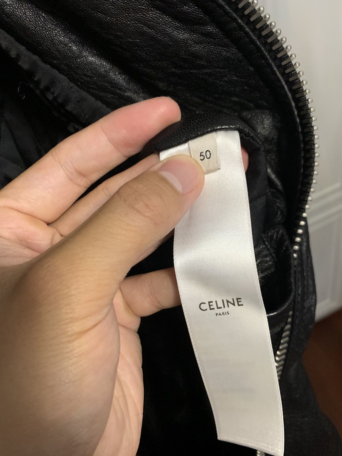 Celine Celine 2022SS Studded Lambskin Ma-1 jacket Size US M / EU 48-50 / 2 - 7 Thumbnail