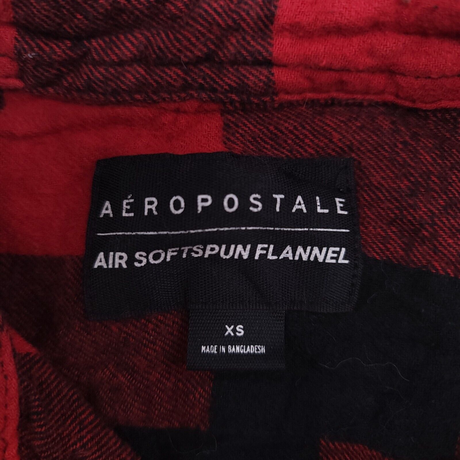 Aeropostale Aeropostale Buffalo Check Flannel Shirt Womens Size XS Red Size XS / US 0-2 / IT 36-38 - 3 Thumbnail