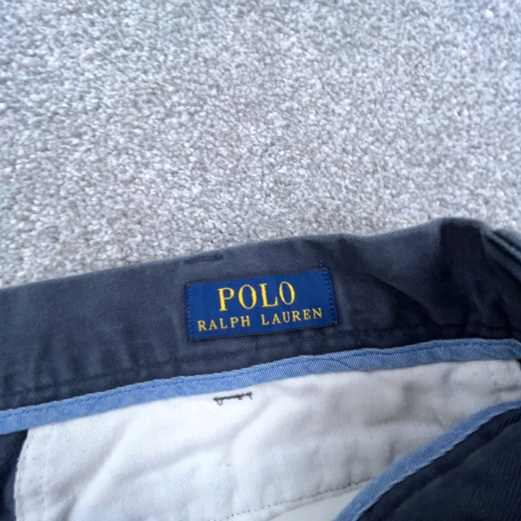 Polo Ralph Lauren Polo Ralph Lauren Chino Shorts Men 38 Navy Blue Twill Golf Flat Front Casual Size US M / EU 48-50 / 2 - 7 Thumbnail