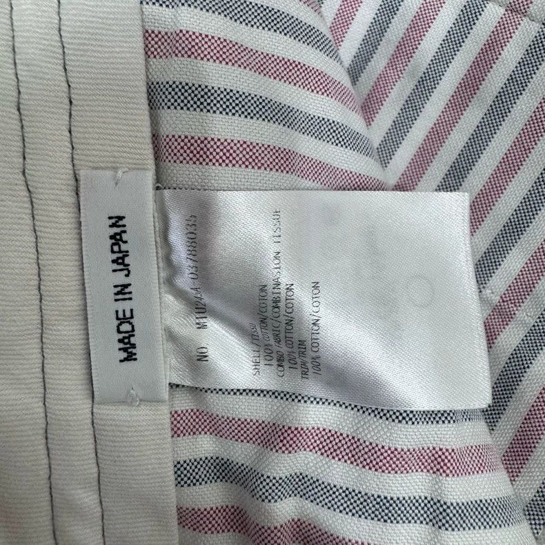 Thom Browne Thom Browne size1 Flat weave fabric striped casual pants Size US 26 / EU 42 - 4 Thumbnail