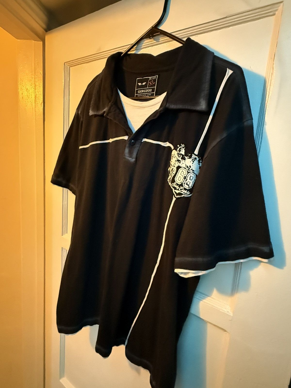 Vintage USED XL Giorginni Polo T-shirt Size US XL / EU 56 / 4 - 4 Thumbnail