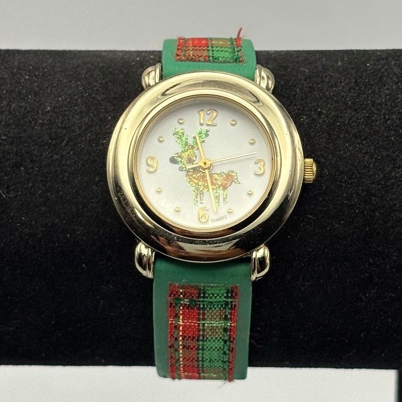 Other Gold Reindeer Christmas Watch Size ONE SIZE - 1 Thumbnail