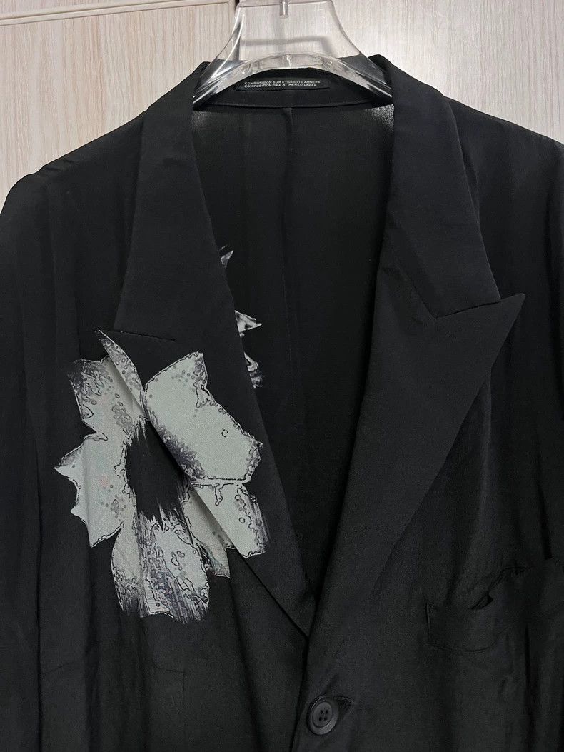 Yohji Yamamoto Yohji Yamamoto 25ss silk print jacket Size US M / EU 48-50 / 2 - 3 Thumbnail