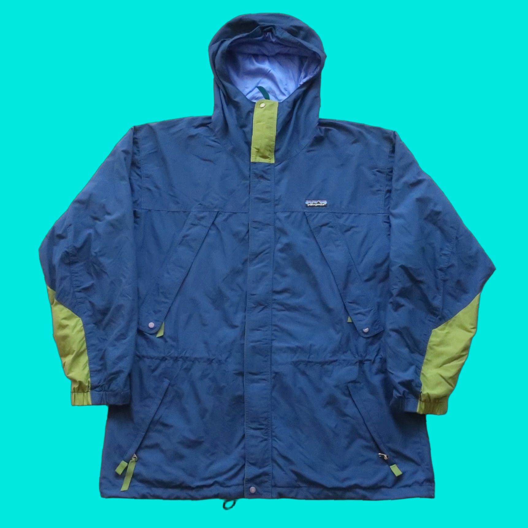Patagonia Vintage Patagonia Mountain Parka Jacket L Blue Mens Parka Size US L / EU 52-54 / 3 - 1 Thumbnail