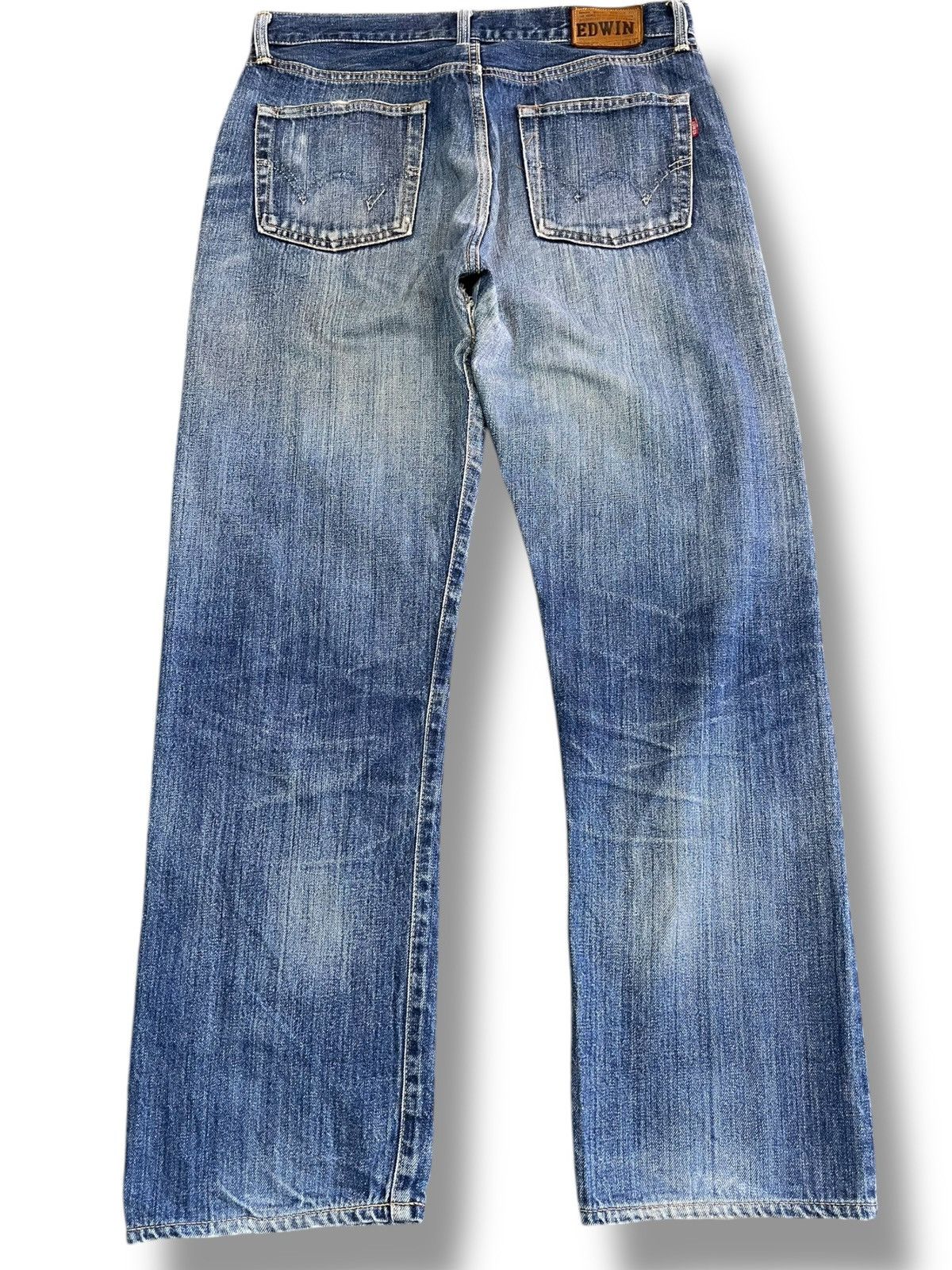 Beauty Beast Vintage Edwin 505SXX Selvedge Button Fly Denim Size US 33 - 7 Thumbnail