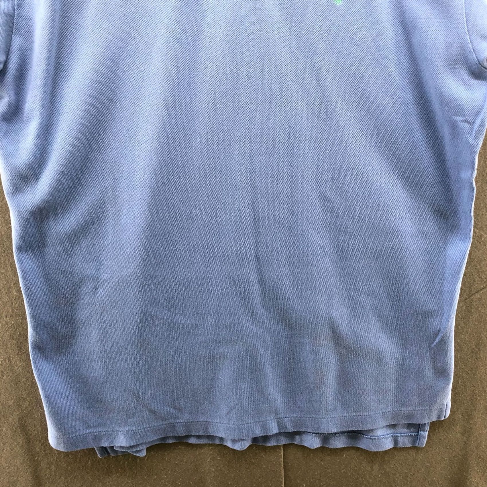 Polo Ralph Lauren VTG Polo Ralph Lauren Polo Shirt Mens L Light Blue Short Sleeve Pony Logo Cotton Polo Size US L / EU 52-54 / 3 - 5 Thumbnail