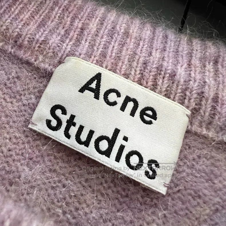 Acne Studios Acne Studios Pink and purple mixed crew neck sweater Size S / US 4 / IT 40 - 2 Thumbnail