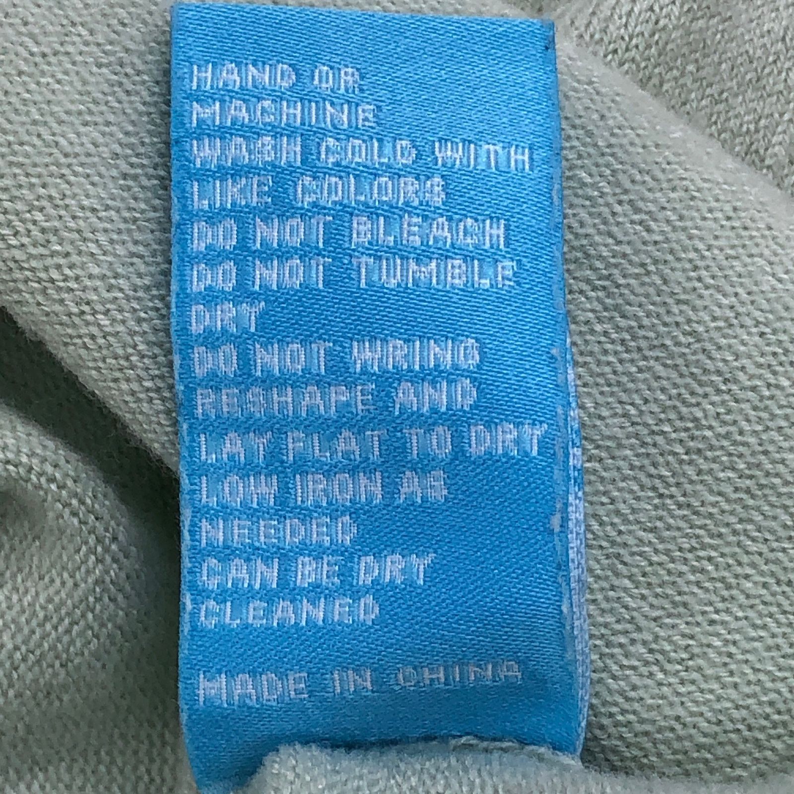 J.McLaughlin J McLaughlin Size XS Sweater Tight Knit Long Sleeve Green Size XS / US 0-2 / IT 36-38 - 14 Thumbnail
