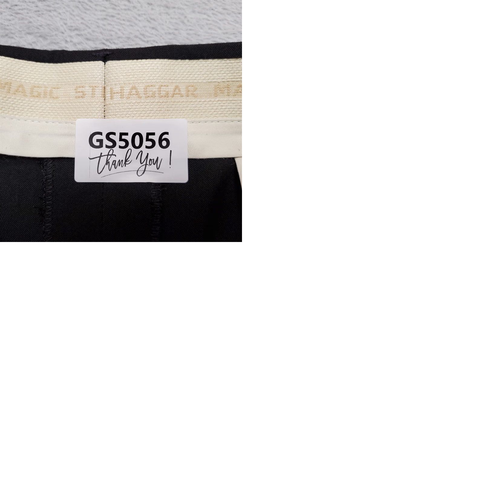 Haggar VINTAGE Haggar Pants Mens 366x31 Black Wool Blend Flat Front Magic Stretch Dress Casual Size US 36 / EU 52 - 9 Thumbnail