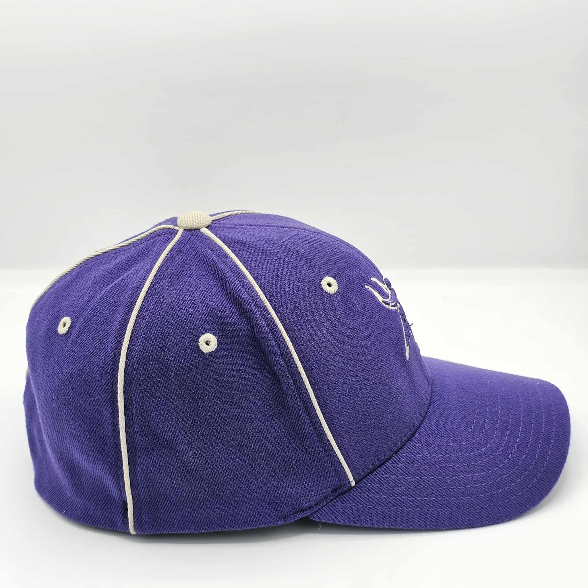 NFL Minnesota Vikings Vintage Y2K Reebok Stretch Hat Size ONE SIZE - 2 Thumbnail