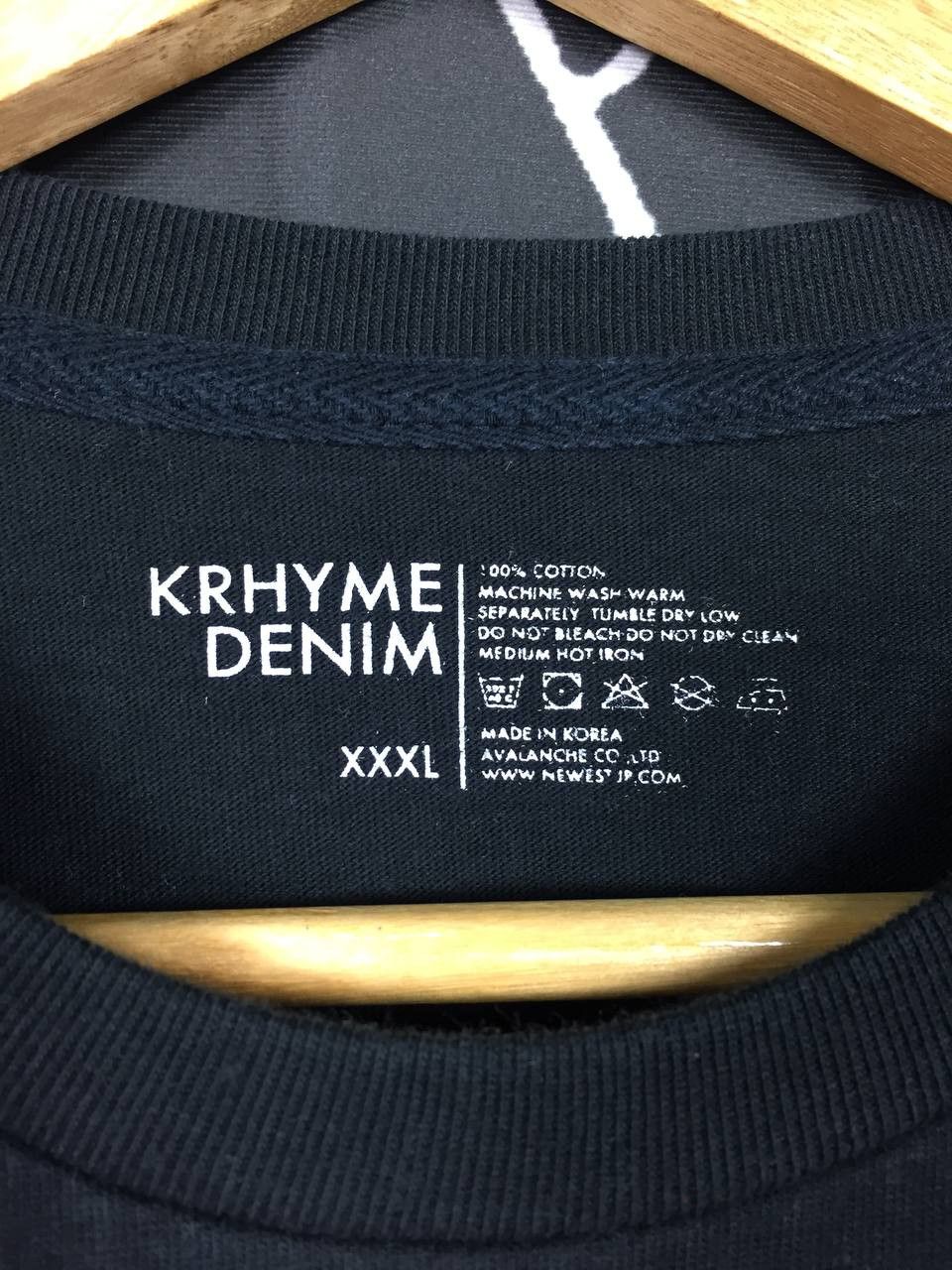 Japanese Brand × Vintage KRHYME DENIM Fuck tha Police Area Code LA Longsleeve Tee Size US XXL / EU 58 / 5 - 8 Thumbnail