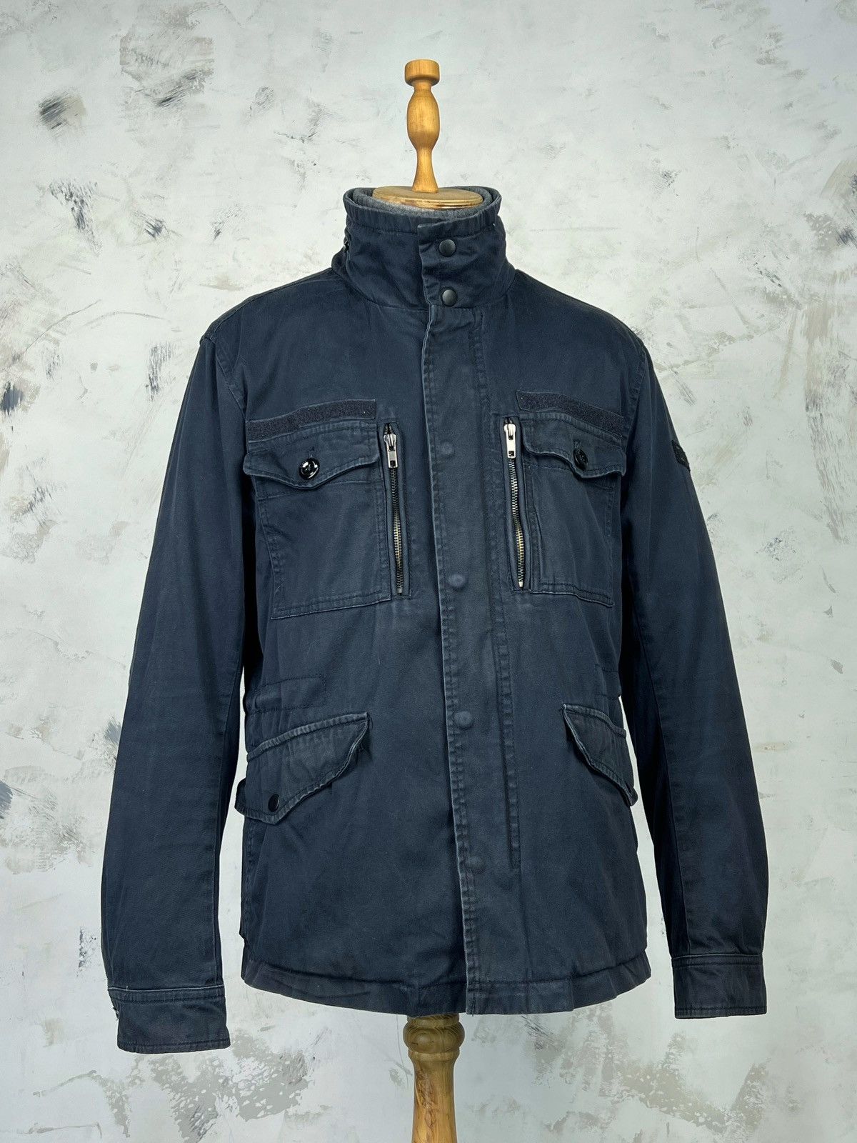 Diesel Vintage Diesel Field Jacket Military Style Size M - L Size US L / EU 52-54 / 3 - 3 Thumbnail