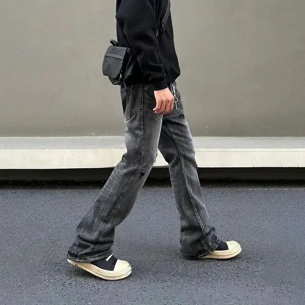 Designer Fujimori x Koga Ripped Jeans Men Streetwear Y2k Denim Pants Size US 30 / EU 46 - 8 Thumbnail