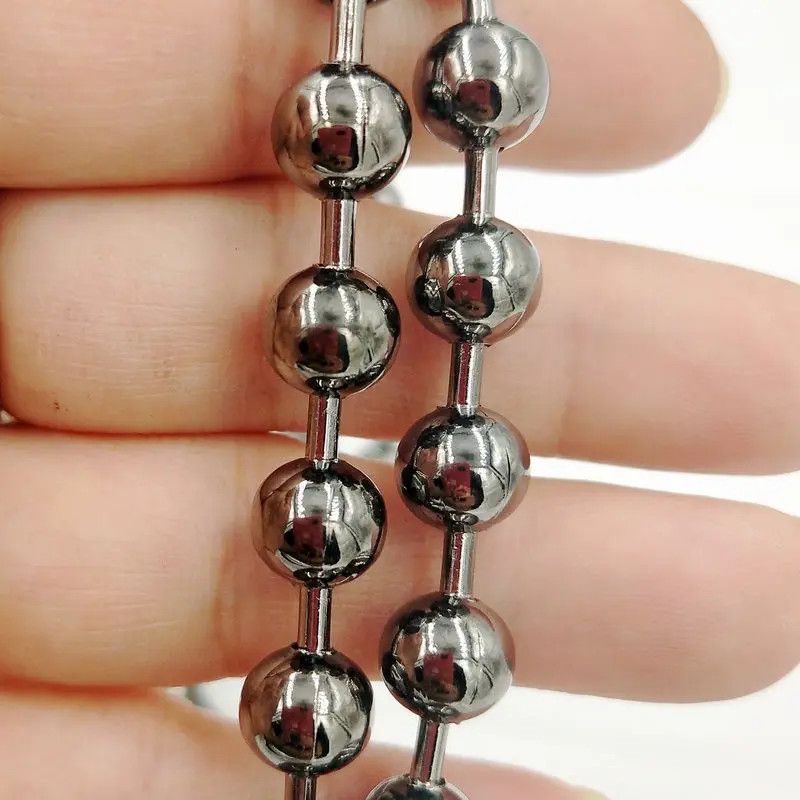 Jean Vint Street Punk Round Chain Retro Stylish Size ONE SIZE - 4 Thumbnail