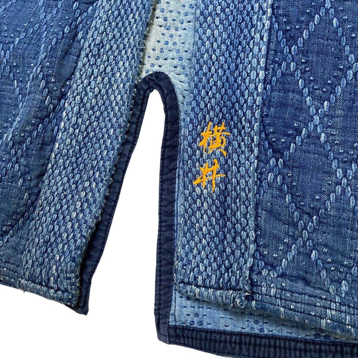 Indigo Vintage 70s Distress kimono sashiko indigo Size US M / EU 48-50 / 2 - 11 Thumbnail