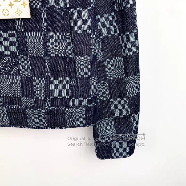 Louis Vuitton Louis Vuitton 23 Dark Blue Checker Cotton Lapel Single Bre Size US S / EU 44-46 / 1 - 5 Thumbnail