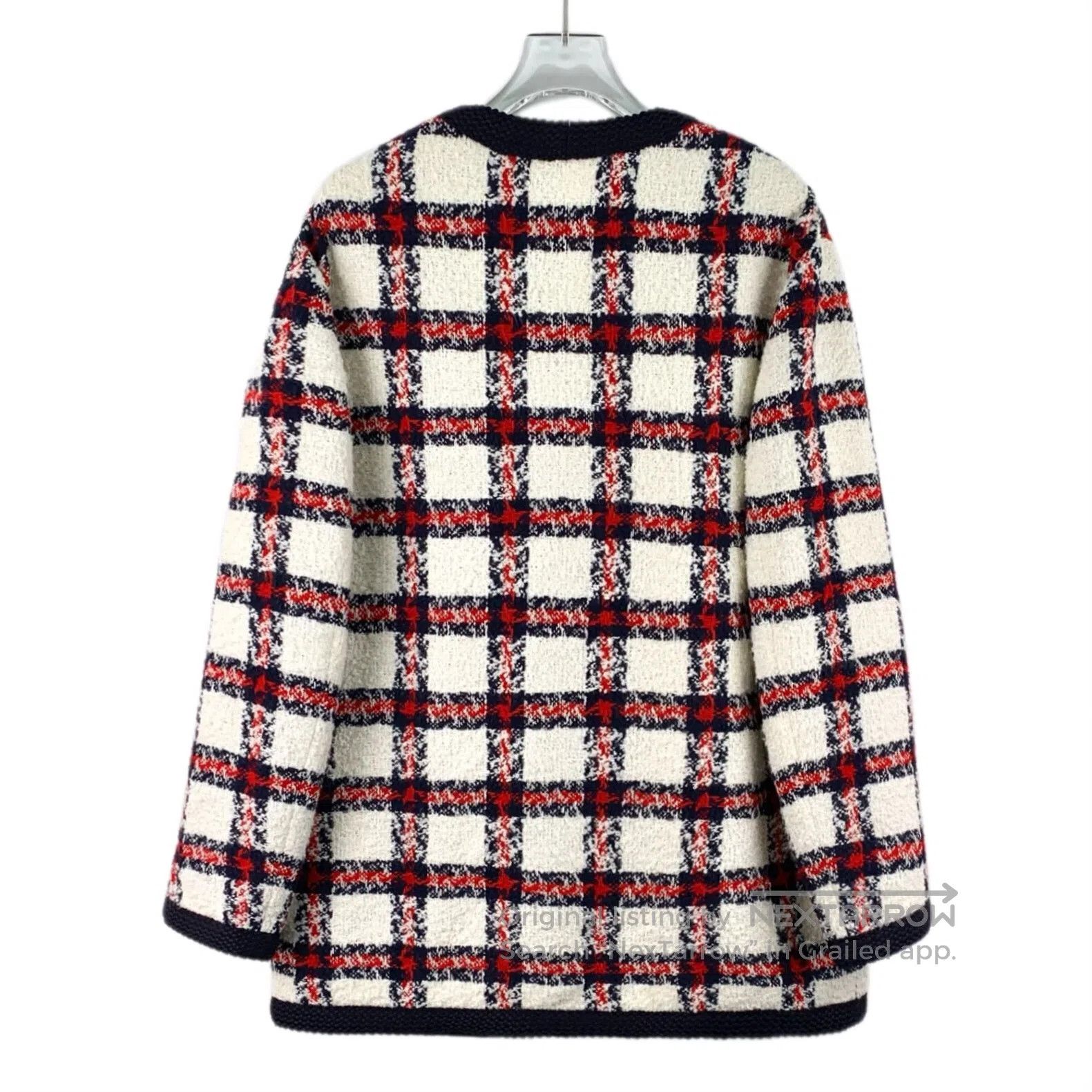 Gucci Guicci Colorful Plaid Collar Single Breasted Long Sleeve W Size S / US 4 / IT 40 - 2 Thumbnail