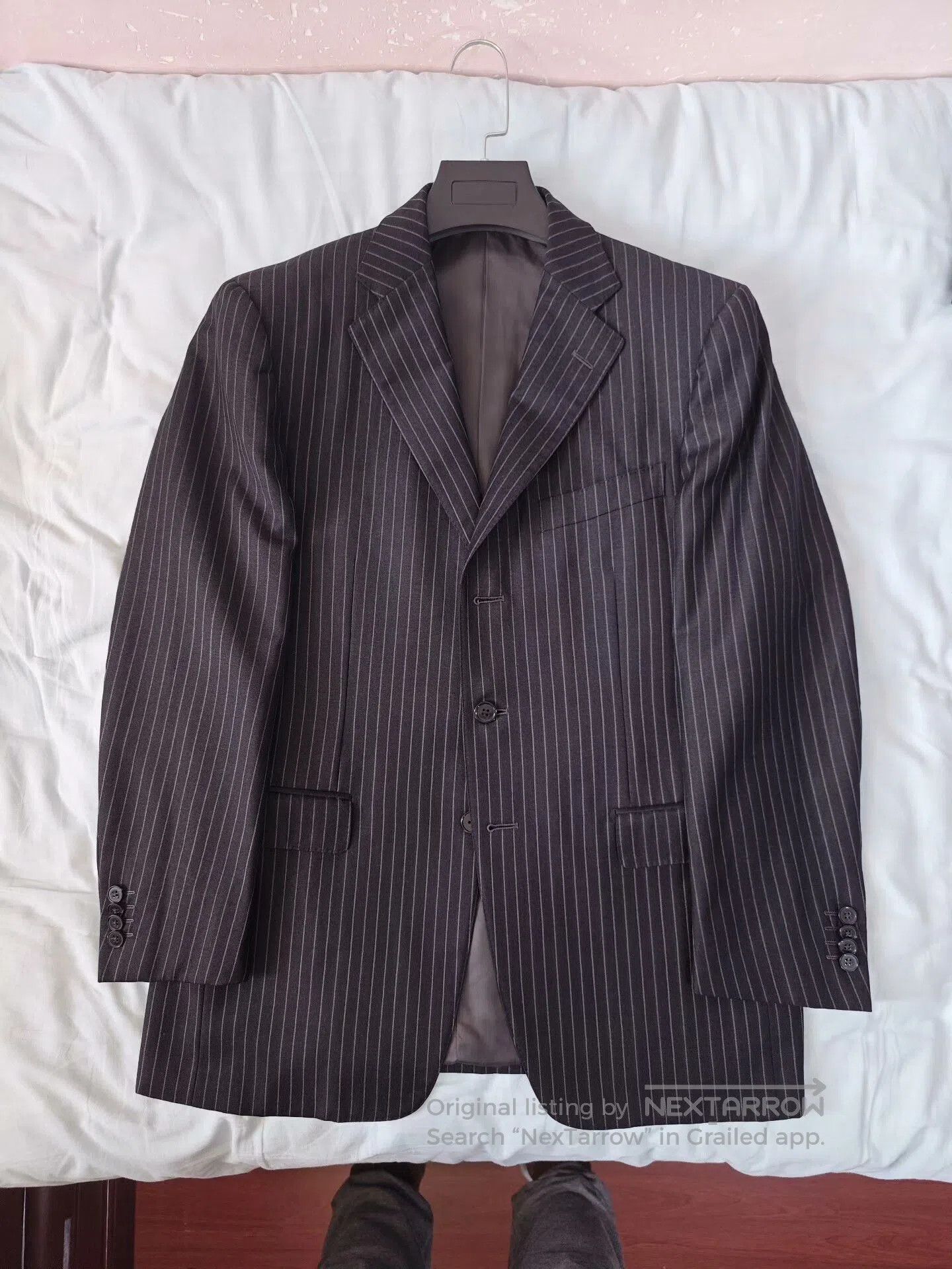 Ermenegildo Zegna Zegna Italian Wool Linen Blend Suit. Size US M / EU 48-50 / 2 - 5 Thumbnail