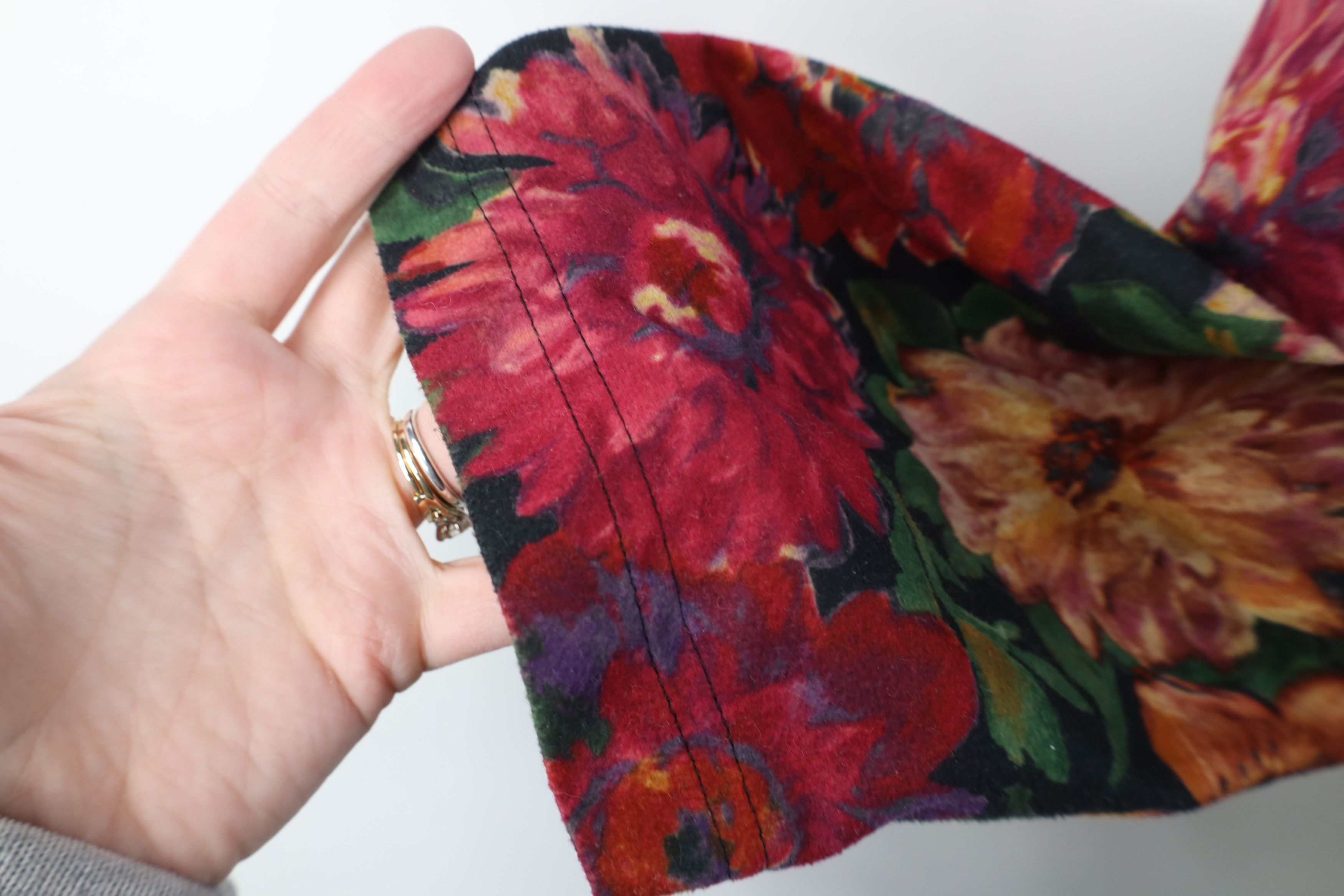 Vintage Vintage 90s All Over Print Chamois Cloth Sweater USA Size 3XL / US 20-22 - 8 Thumbnail