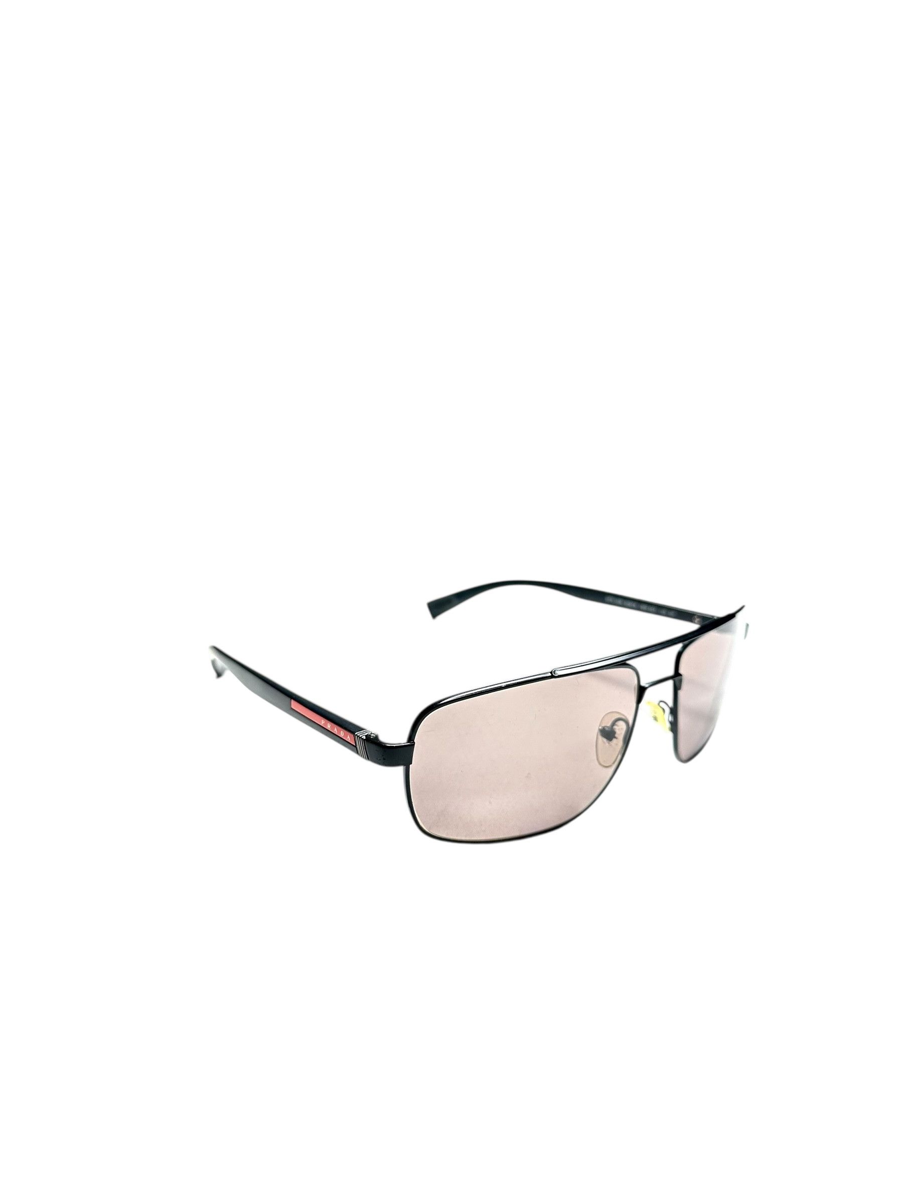 Prada Prada Aviator Matte Black Sunglasses Size ONE SIZE - 3 Thumbnail