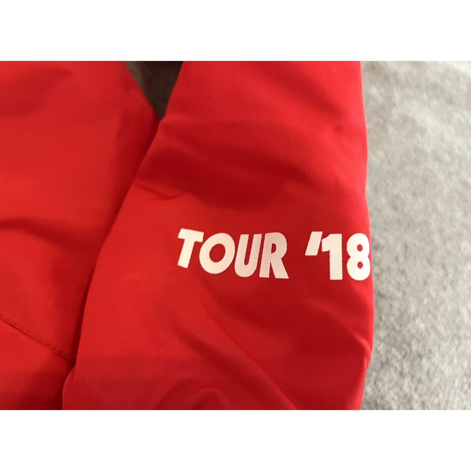 Vintage LOGIC 2018 Tour Bobby Tarantino Vs Everybody Red Bomber Jacket Adult Small S Men Jacket Red Bomber 2018 Tour? Size US S / EU 44-46 / 1 - 5 Thumbnail