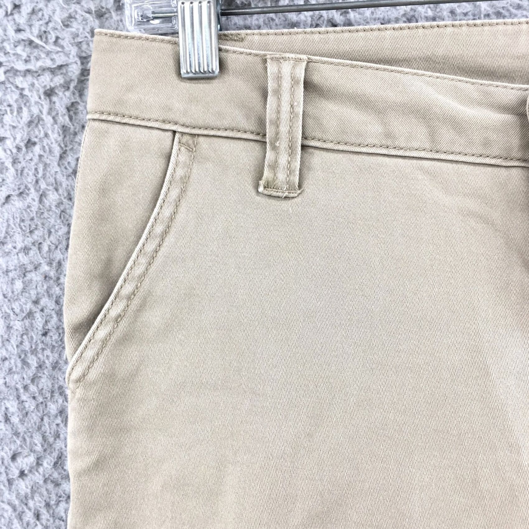 Vintage BKE Buckle Mollie Skinny Pants Women 26 Beige Distressed Mid Rise Zip Fly Casual Size 26" / US 2 / IT 38 - 4 Thumbnail