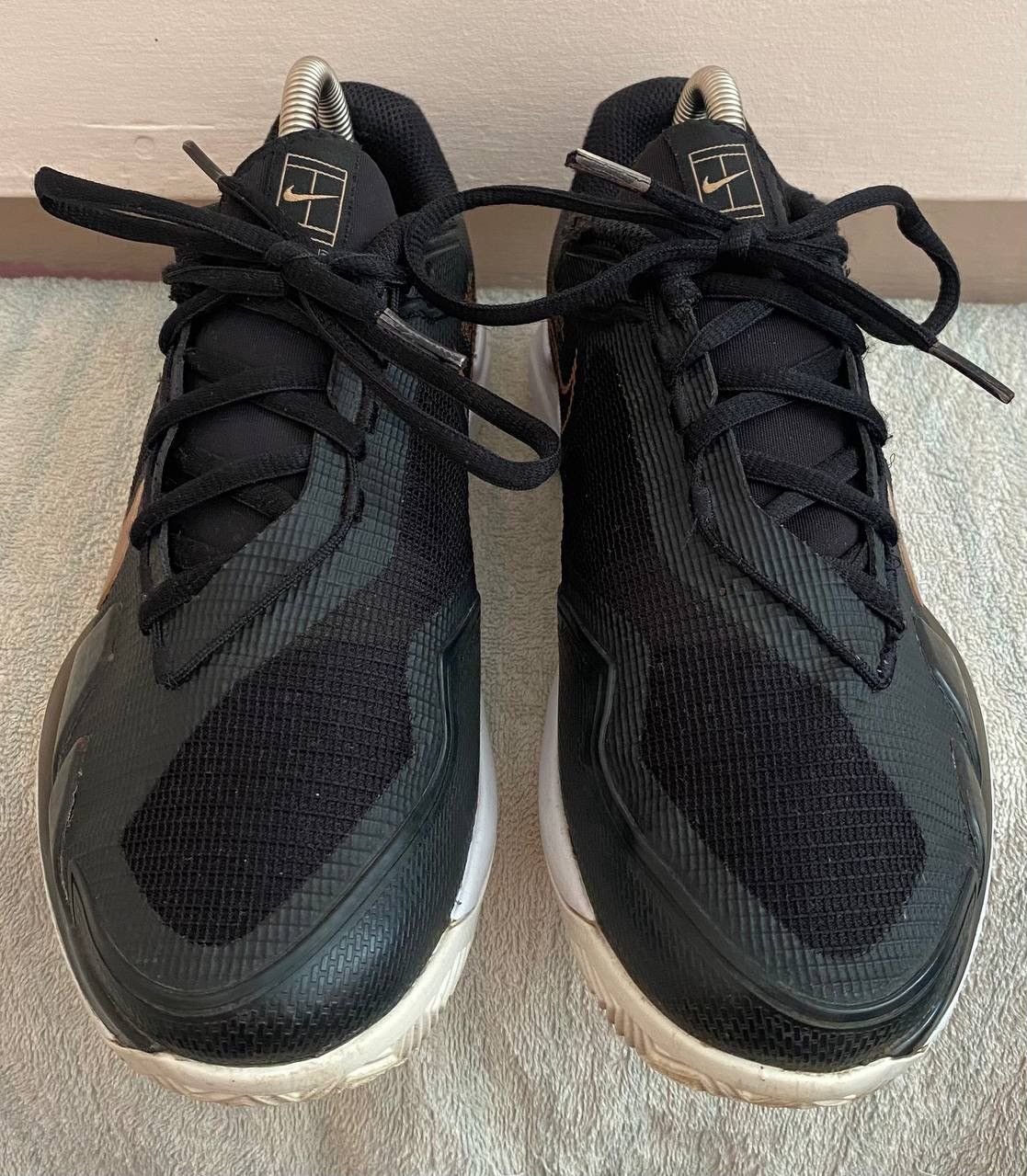 Nike × Vintage 🔥 Nike Court Air Zoom Vapor Pro Black Metallic Red Bronze W Size US 6 / EU 39 - 3 Thumbnail