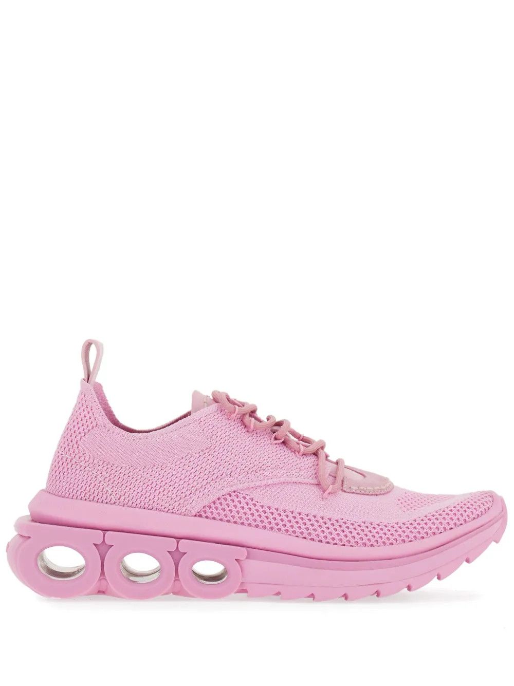 Salvatore Ferragamo o1y0426 Low-Top Sneakers in Pink Size US 9 / IT 39 - 1 Thumbnail