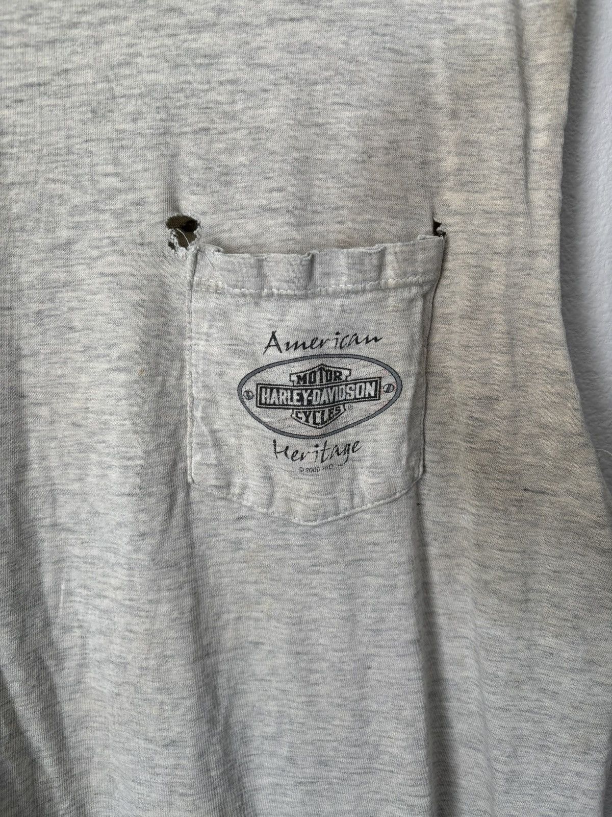 Harley Davidson Vintage Harley-Davidson Thrashed Biker Sleeveless Tee Size US M / EU 48-50 / 2 - 4 Thumbnail