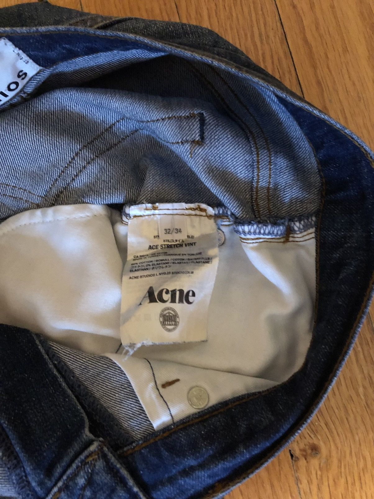 Acne Studios Ace Stretch Vintage Jeans Size US 32 / EU 48 - 3 Thumbnail