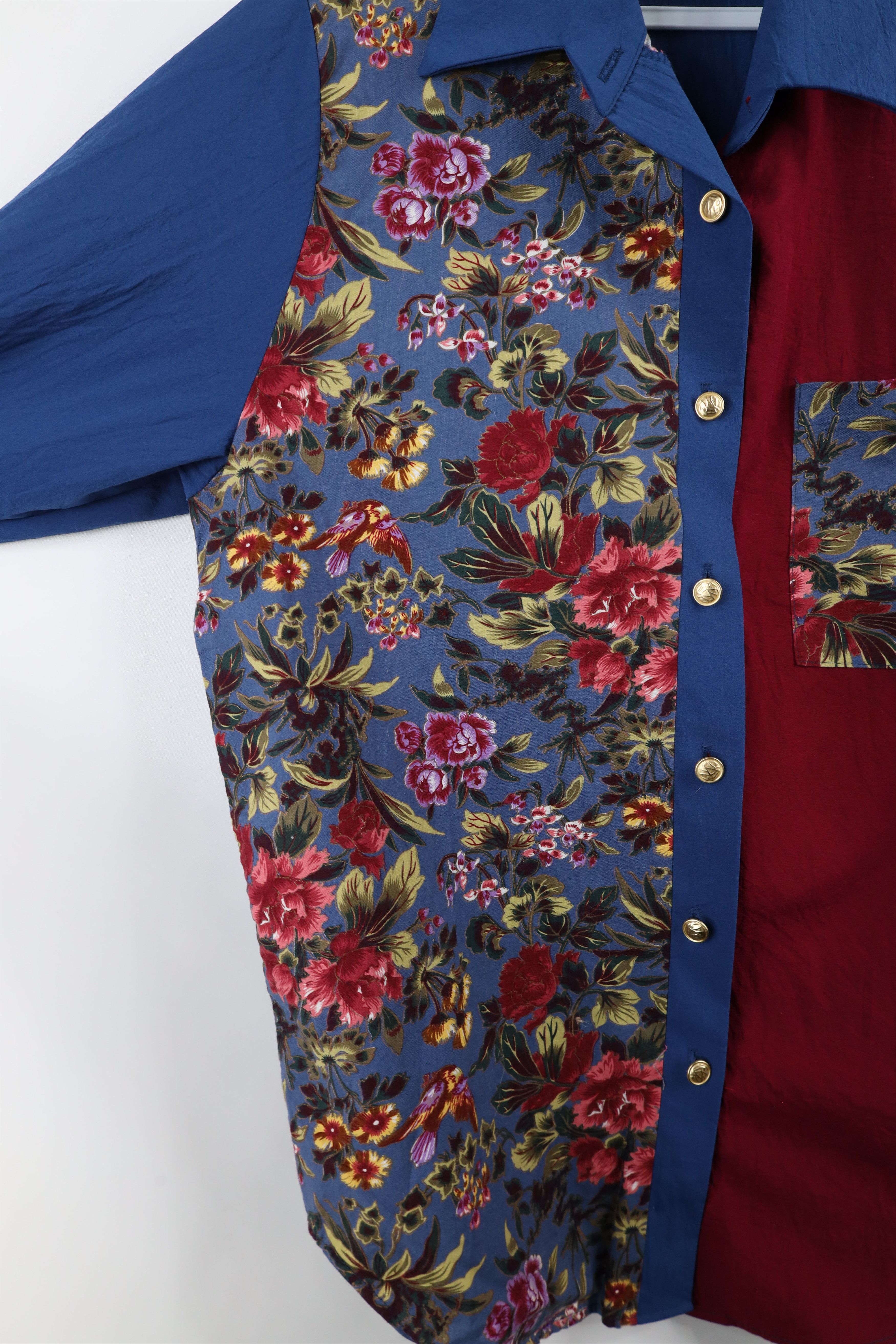 Vintage Vintage 90s Streetwear Western Flower Button Shirt USA Size M / US 6-8 / IT 42-44 - 6 Thumbnail