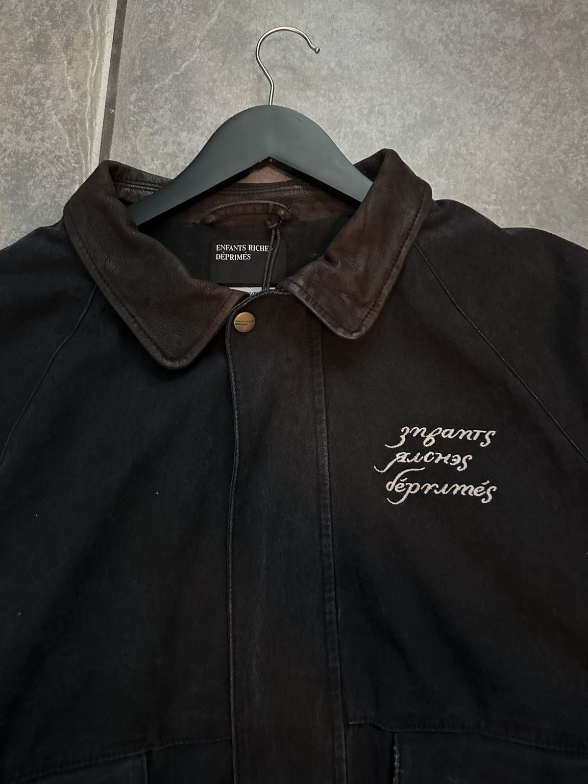 Enfants Riches Deprimes Enfants Riches Déprimés Black CONSTRUCTIVIST HUNTING JACKET Size US L / EU 52-54 / 3 - 3 Thumbnail