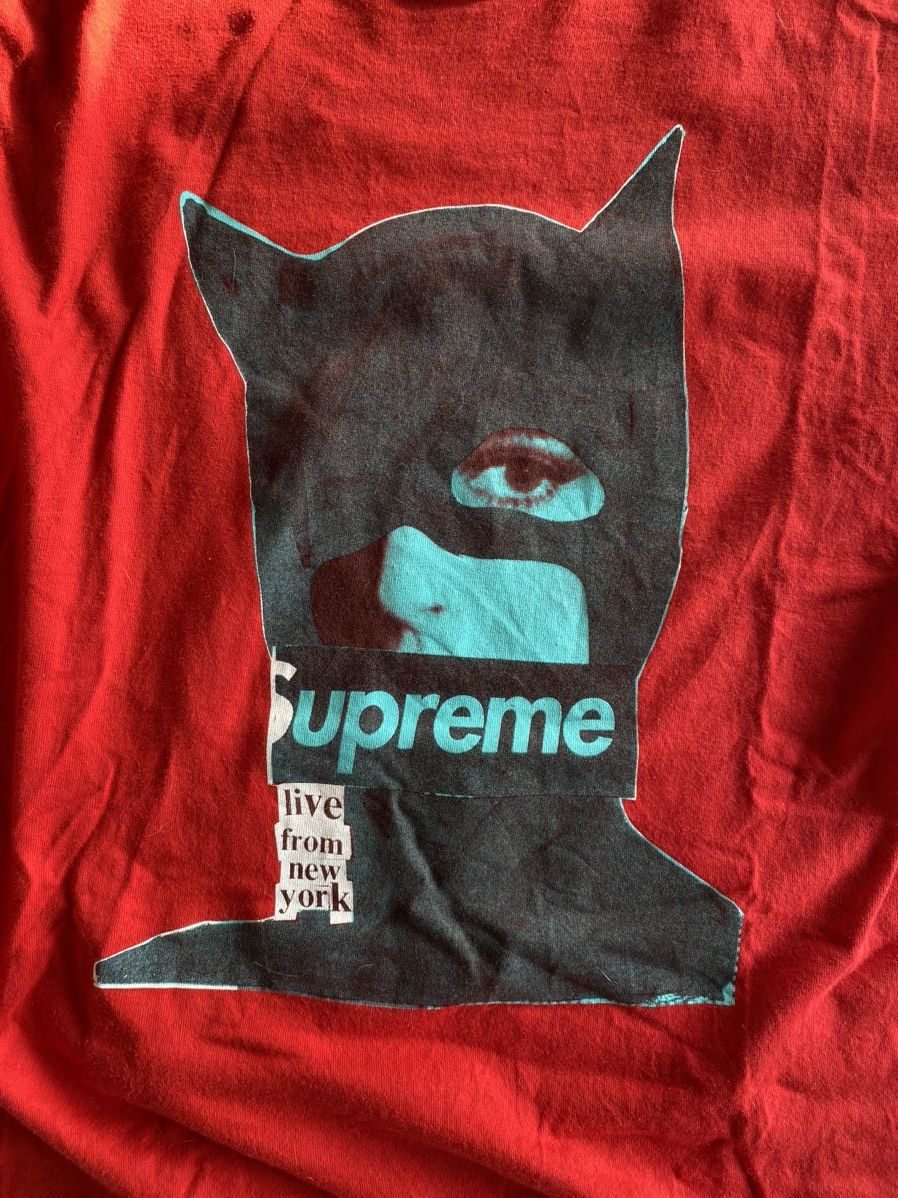 Supreme Supreme Cat Woman Live From NY Tee Red Size US M / EU 48-50 / 2 - 3 Thumbnail