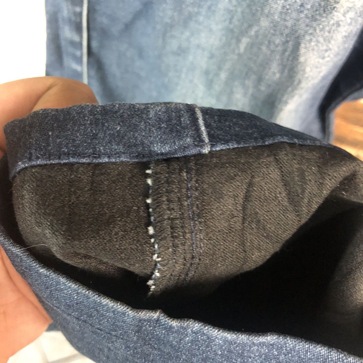 Japanese Brand Fieldcore Japanese utility tactical Blue Denim Pants #A2094 Size US 32 / EU 48 - 13 Thumbnail