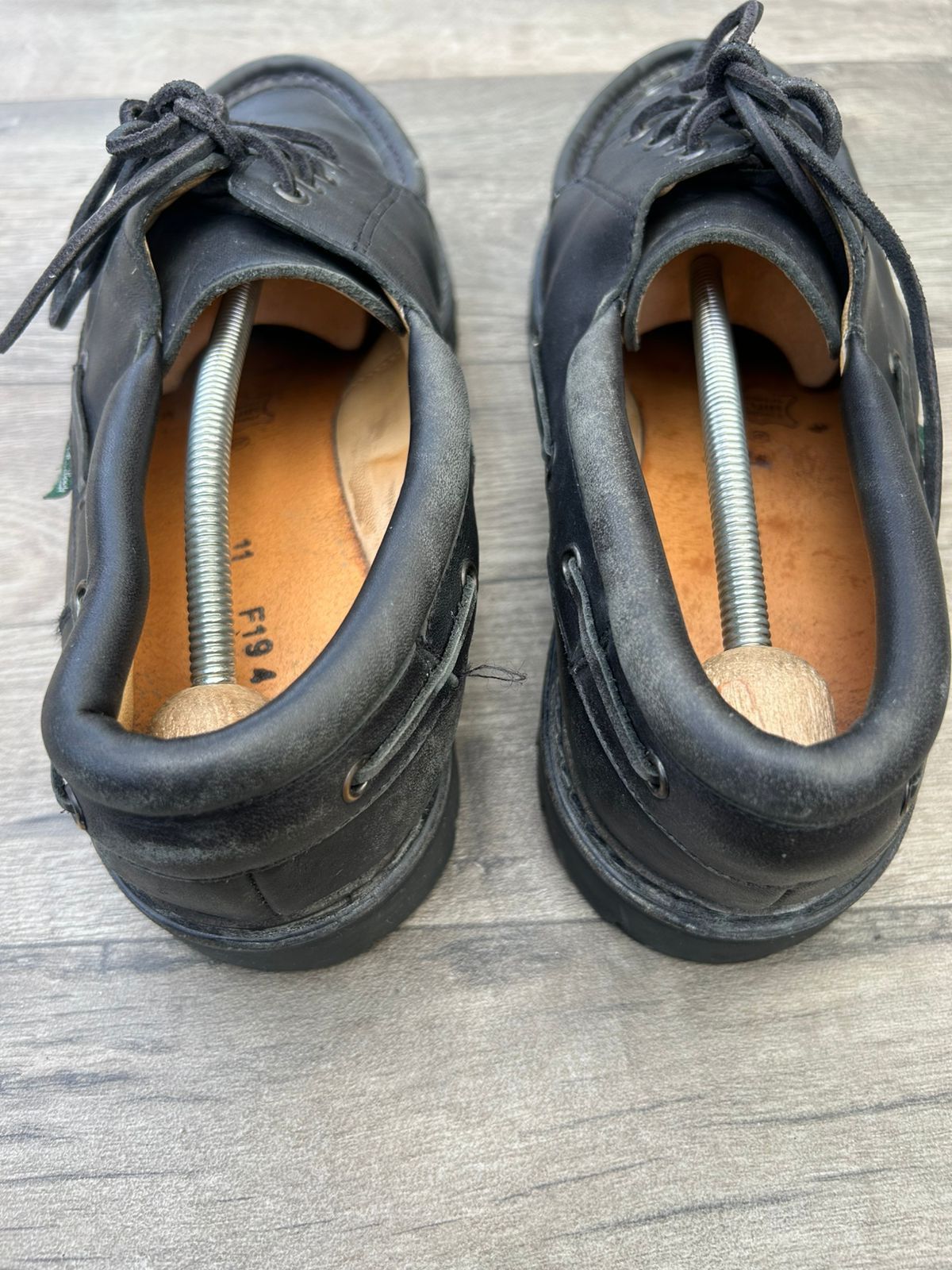 Paraboot Paraboot Chimey/Jannu Derby Black Leather shoes Sz 11 UK Size US 12 / EU 45 - 4 Thumbnail