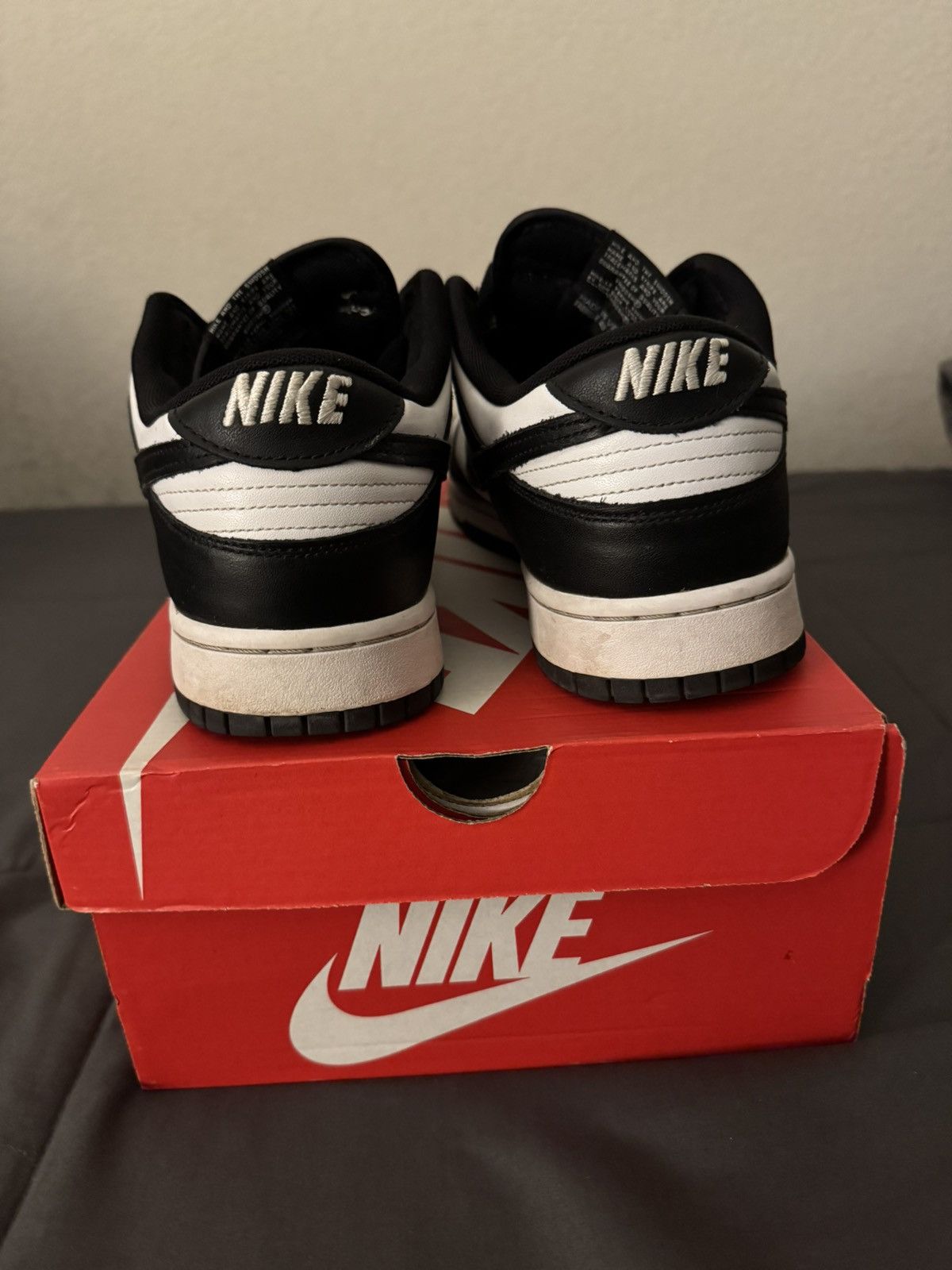 Nike Nike Dunk Low ‘Panda’ Size US 12 / EU 45 - 2 Thumbnail