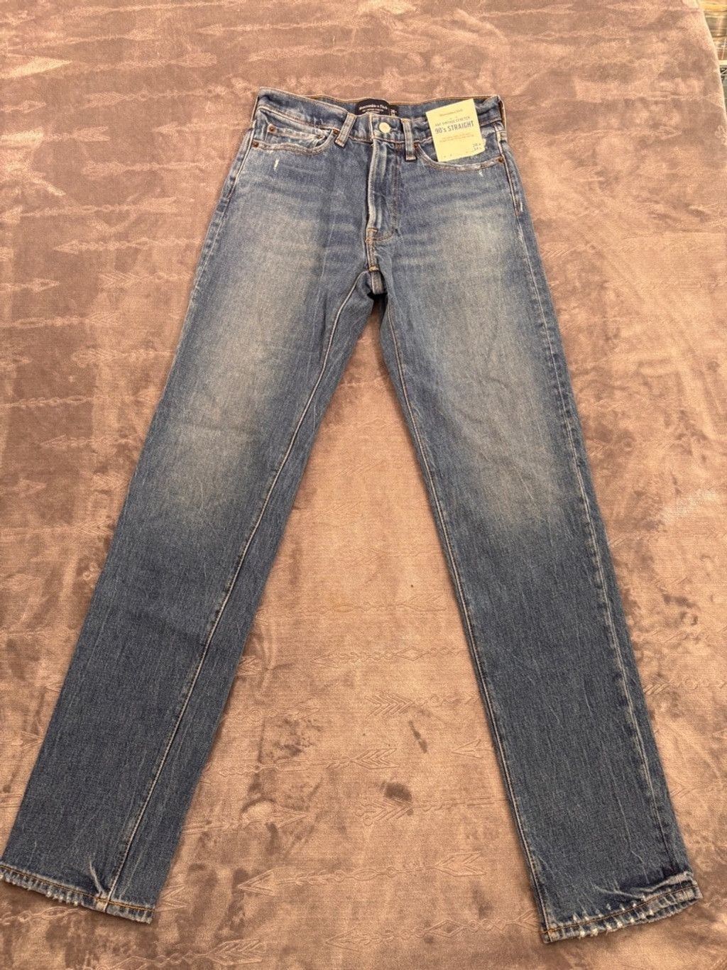 Abercrombie & Fitch Men's Abercrombie & Fitch Jeans, 28x34, Blue Size 28" / US 6 / IT 42 - 1 Thumbnail