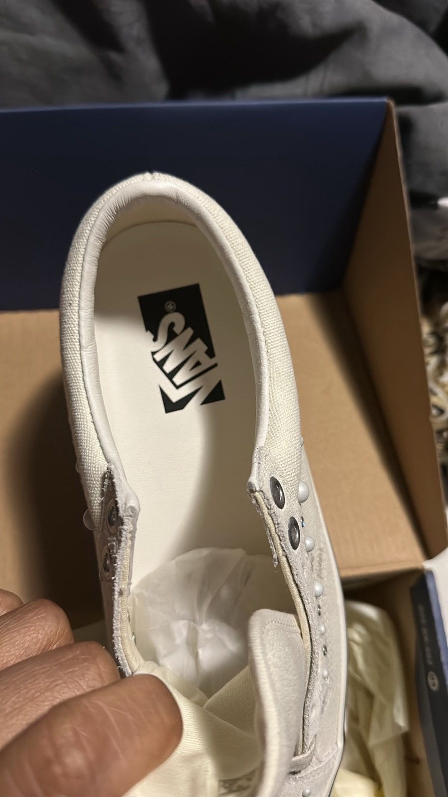 Vans Old skool vans- Marshmallow size 8 Size US 8 / EU 41 - 5 Thumbnail